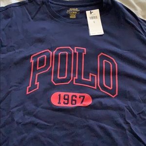 NWT Polo Ralph Lauren Navy T-shirt Men L